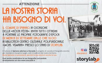 La nostra storia ha bisogno di voi