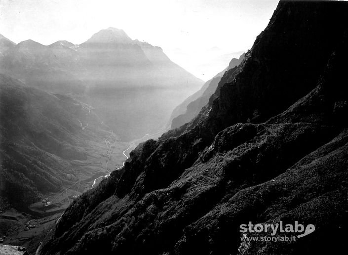 Panorama dalle montagne di Valbondione