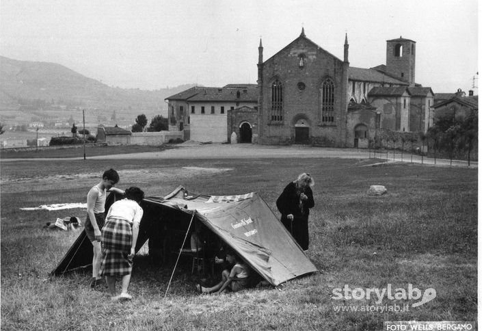 In tenda alla Fara