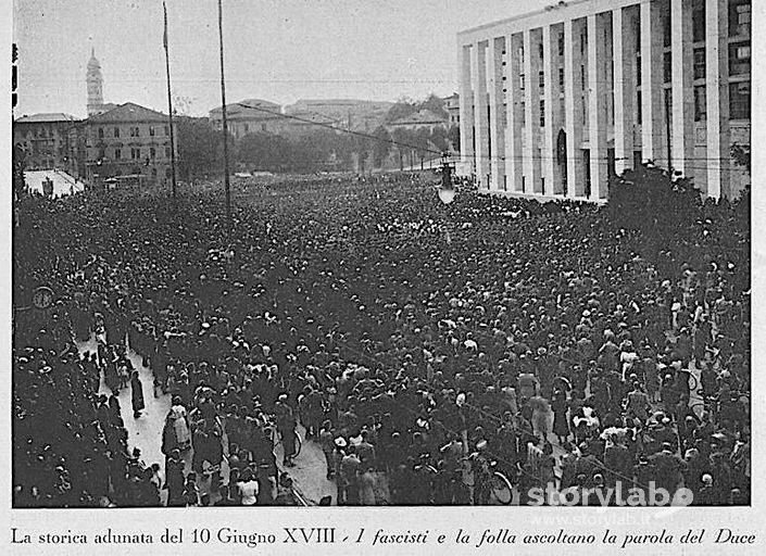 10 Giugno 1940 - Piazza della liberà