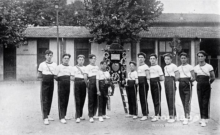 Squadra Di Ginnastica -  Oratorio Dell'Immacolata - Circa 1925/1926