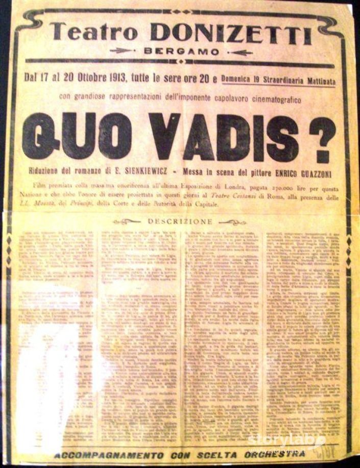 Locandina Cinematografica Del 1913