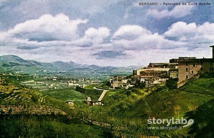 Panorama Da Colle Aperto A Colori 1905