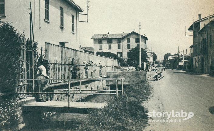 Via Zanica Con La Roggia Oggi Coperta