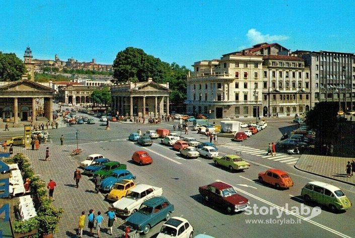 Bergamo centro a colori