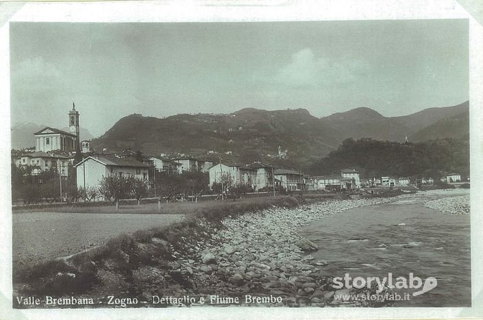 Zogno e il fiume Brembo