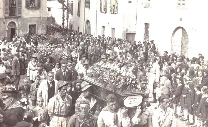 Villa D' Almè - Esequie Caduti (24 Maggio 1945)