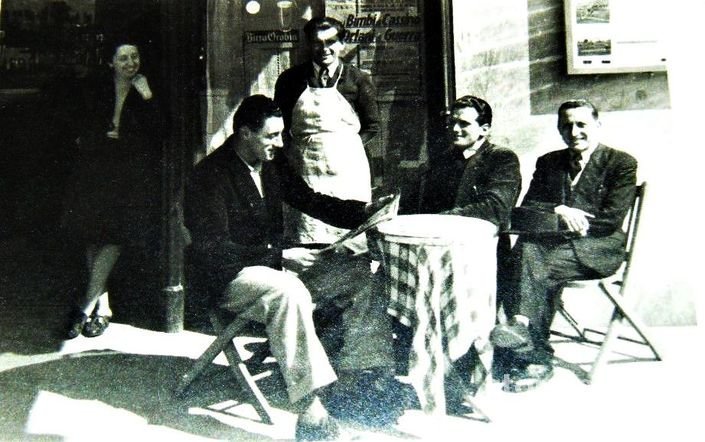 Casari E Boniperti All'Excelsior In Via Tasso 1949