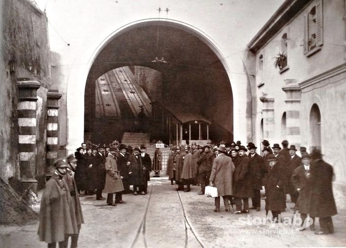 Inaugurazione Nuova Funicolare 1921