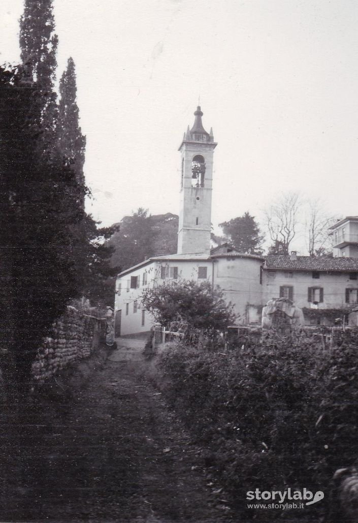 La vecchia chiesa parrocchiale di Gorle.