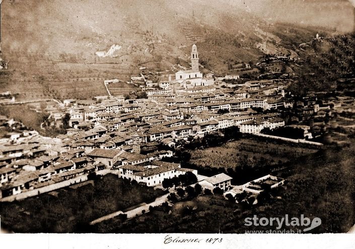 1873-Panorama Di Clusone