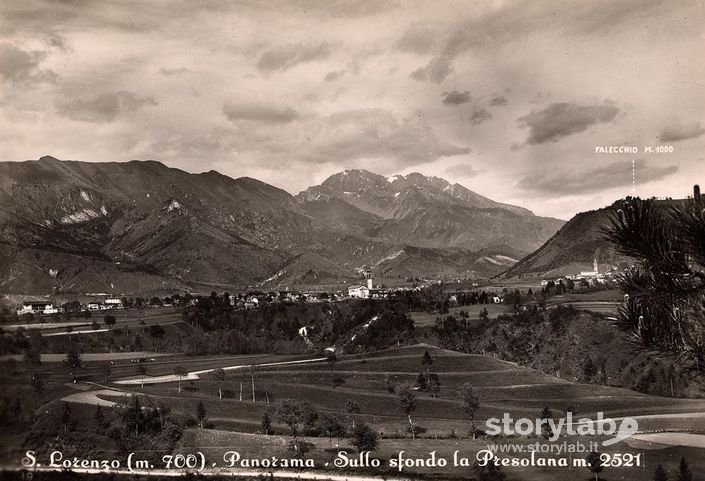 1955-S.Lorenzo Di Rovetta-Sullo Sfondo La Presolana