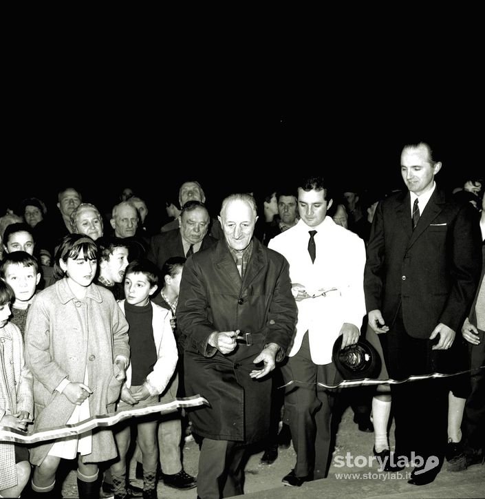 Inaugurazione Del Testamark-Taglio Del Nastro Del Sindaco Eugenio Baronchelli